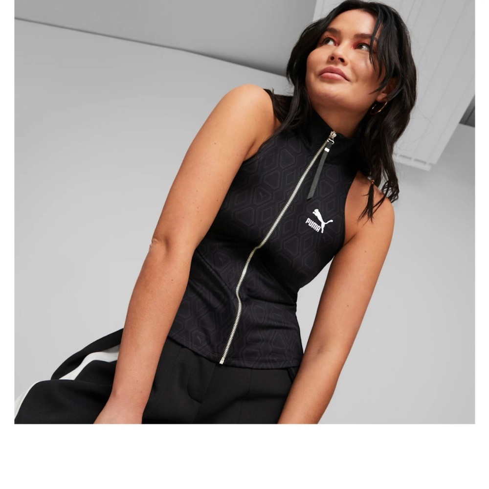 Puma Luxe Sport T7 Knitted Top